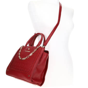 Red handbag