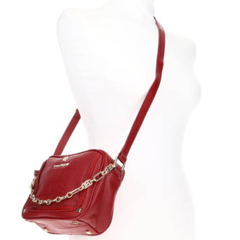 Red crossbody bag