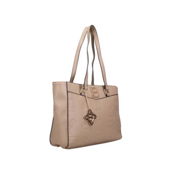 Beige shoulder bag