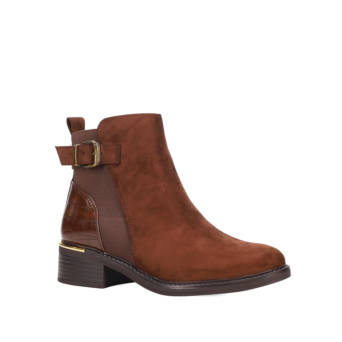 Brown bootie