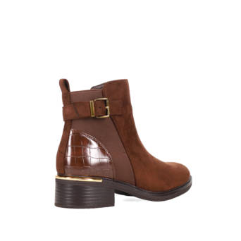 Brown bootie