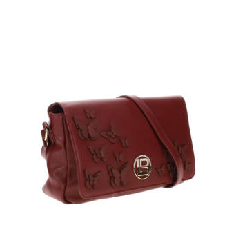 Burgundy shoulder bag