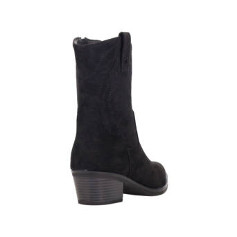 Black western bootie
