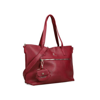 Burgundy shoulder bag