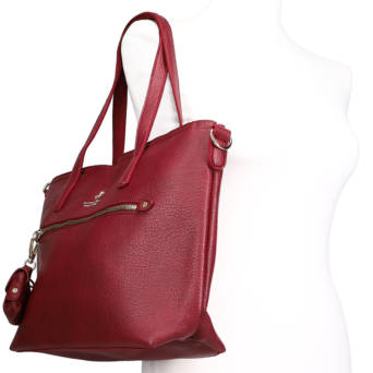 Burgundy shoulder bag