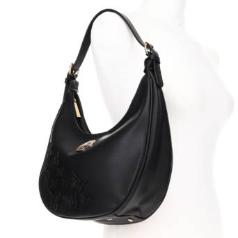 Black shoulder bag