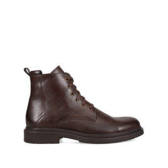 Men''s brown leather bootie