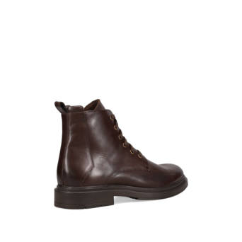 Men''s brown leather bootie