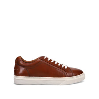 Men''s tan leather sneaker