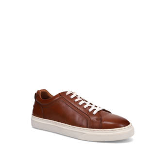 Men''s tan leather sneaker