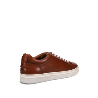 Men''s tan leather sneaker