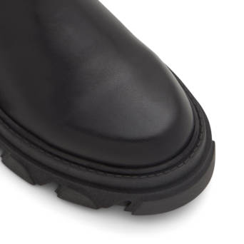 Men''s black leather boot REDFORD
