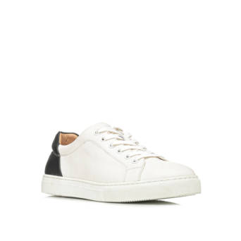 Ανδρικό λευκό δερμάτινο sneaker