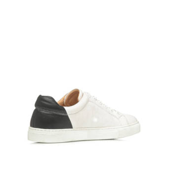 Ανδρικό λευκό δερμάτινο sneaker