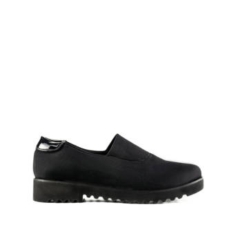 Μαύρο λίκρα loafer