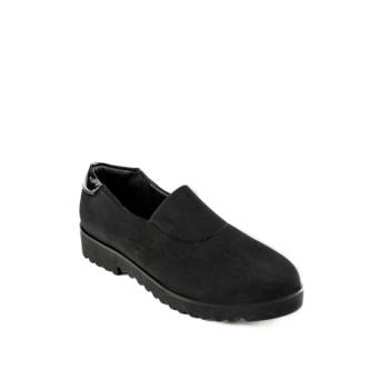 Μαύρο λίκρα loafer