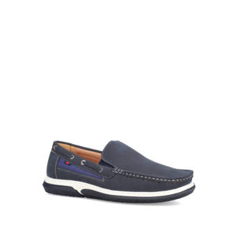 Men''s blue boat shoe