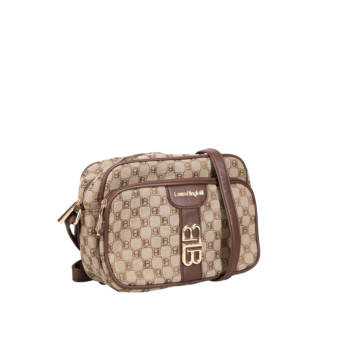 Καφέ τσάντα χιαστί