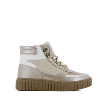 Μπεζ μποτάκι sneaker