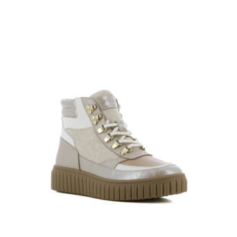 Μπεζ μποτάκι sneaker