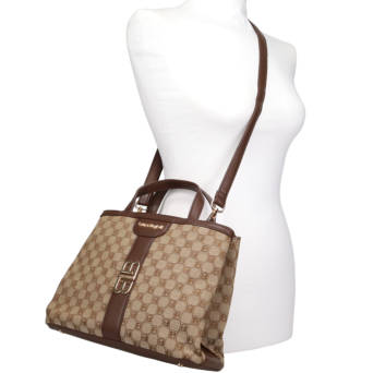 Καφέ τσάντα χειρός