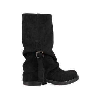 Μαύρη μπότα με γκέτα