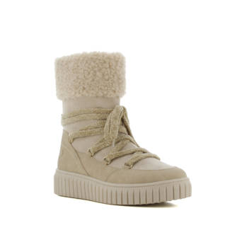 Μπεζ μποτάκι sneaker
