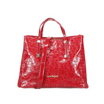 Κόκκινη τσάντα χειρός λουστρίνι