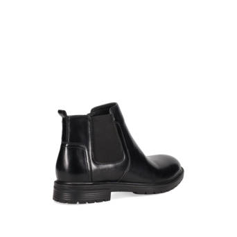 Men''s black Chelsea boot