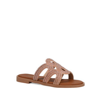 Rose gold sandal