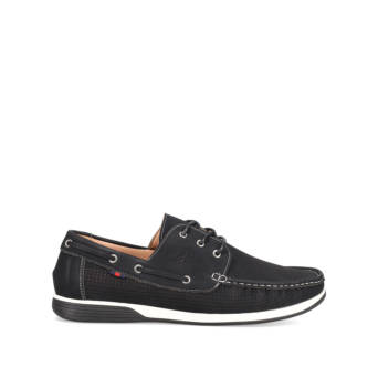 Men''s black boat shoe