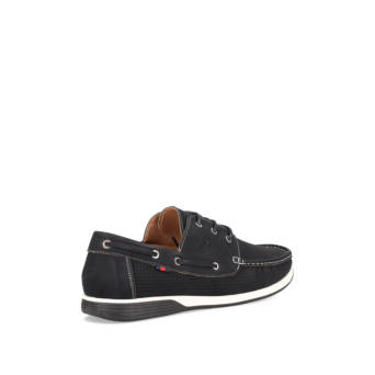 Men''s black boat shoe