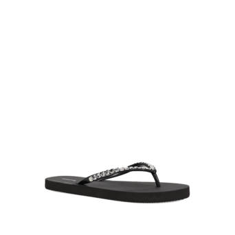 Black flip flop beach sandal