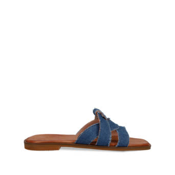 Μπλε denim σανδάλι