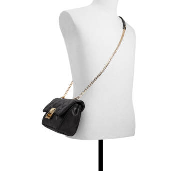 Black shoulder bag FEY
