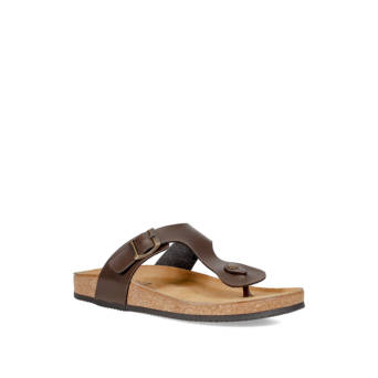 Men''s brown footbed sandal