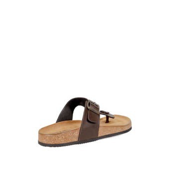 Men''s brown footbed sandal