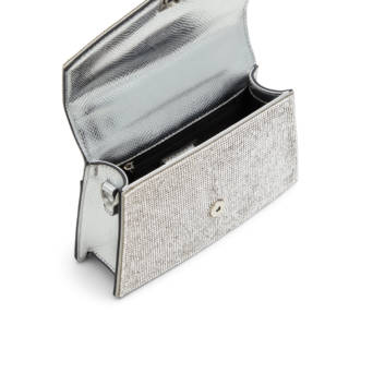 Silver handbag MIRAMA