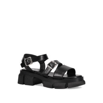 Black chunky sandal