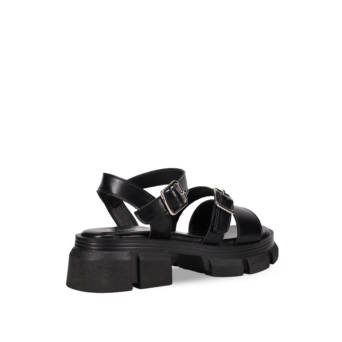 Black chunky sandal