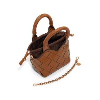 Tan handbag ROYFFE