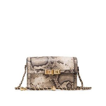 Snakeskin τσάντα ώμου ZOEMINI