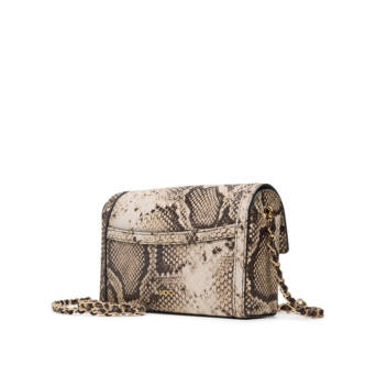 Snakeskin τσάντα ώμου ZOEMINI