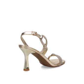 Gold rhinestone sandal