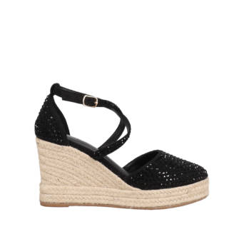 Black espadrille
