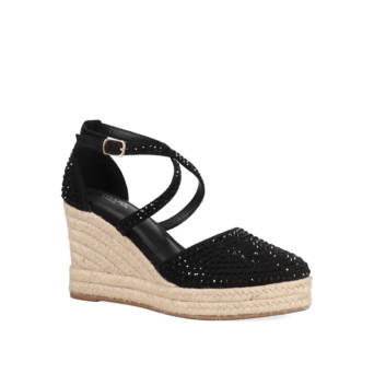 Black espadrille