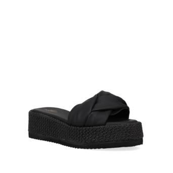 Μαύρο flatform σανδάλι