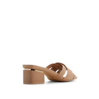 Tan mule sandal NAJLA