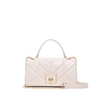 Ecru handbag GRISHNAK