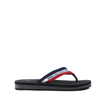 Men''s black thong sandal